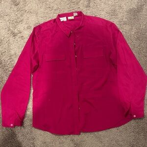 Liz Claiborne Fuchsia Blouse